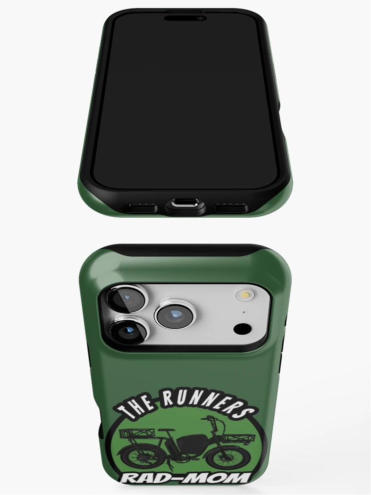Thumbnail 3 of 4, iPhone Case, RAD MOM RAD RUNNER RAD BIKE ROAD RIDER MOM-RIDER designed and sold by pink-magic-moon.