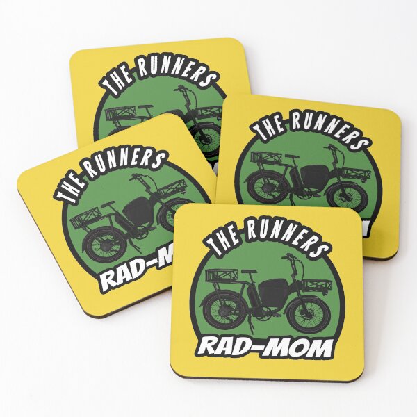 Item preview, RAD MOM RAD RUNNER RAD BIKE ROAD RIDER MOM-RIDER designed and sold by pink-magic-moon.