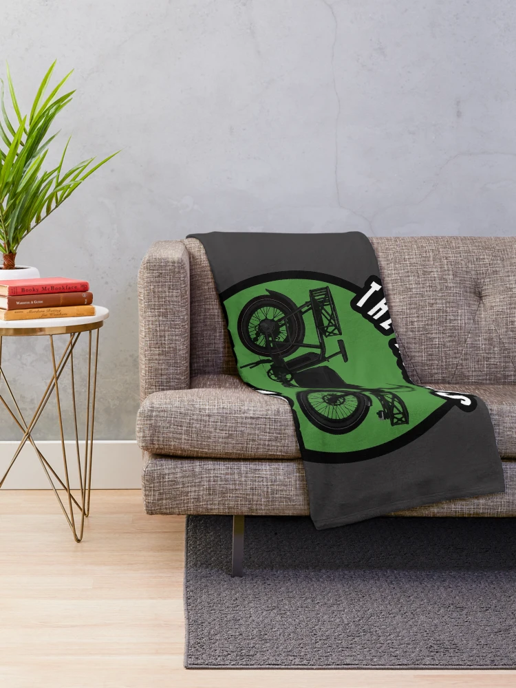 Thumbnail 2 of 6, Throw Blanket, RAD MOM RAD RUNNER RAD BIKE ROAD RIDER MOM-RIDER designed and sold by pink-magic-moon.