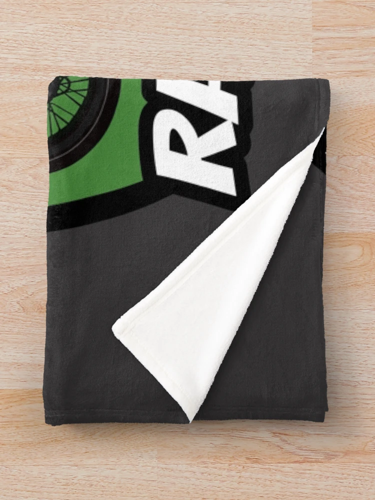 Thumbnail 3 of 6, Throw Blanket, RAD MOM RAD RUNNER RAD BIKE ROAD RIDER MOM-RIDER designed and sold by pink-magic-moon.