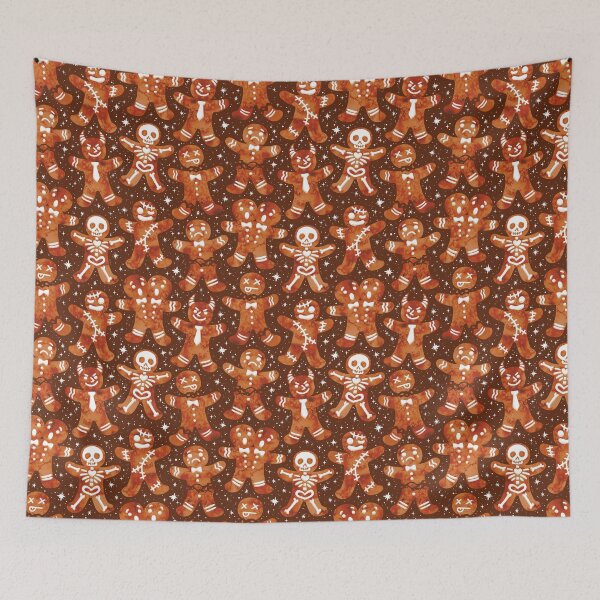 Item preview,  Christmas Ginger Dread Men Brown designed and sold by Paisley Yazel.