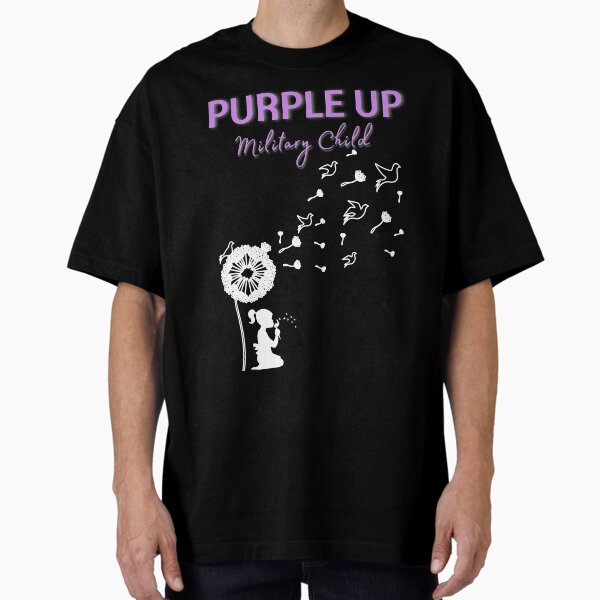 Item preview, Purple Up Military Child Month T-Shirt designed and sold by Waritha (02) Srithong.