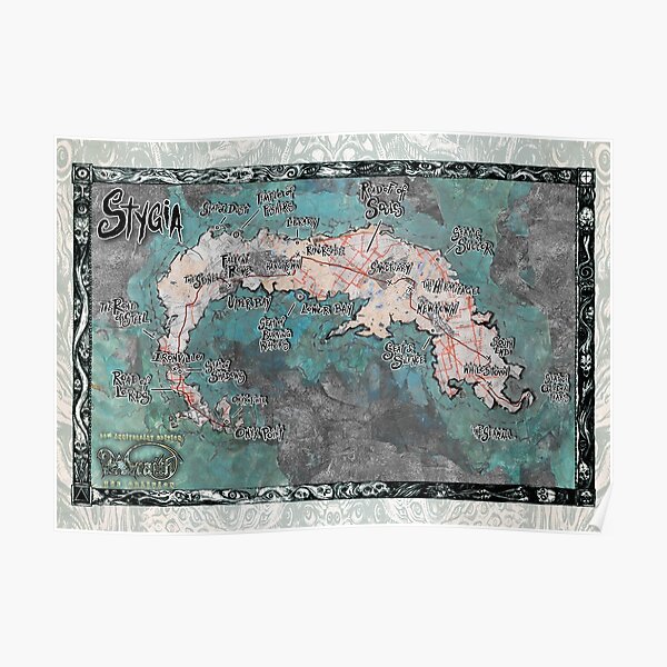 Wraith Stygia Map Poster