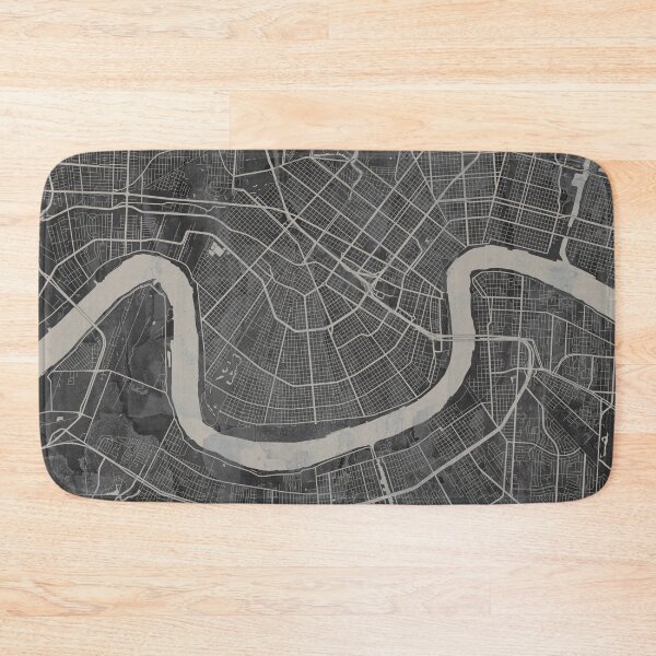 Item preview, New Orleans Louisiana Neutral Artistic Map designed and sold by Interpret108.