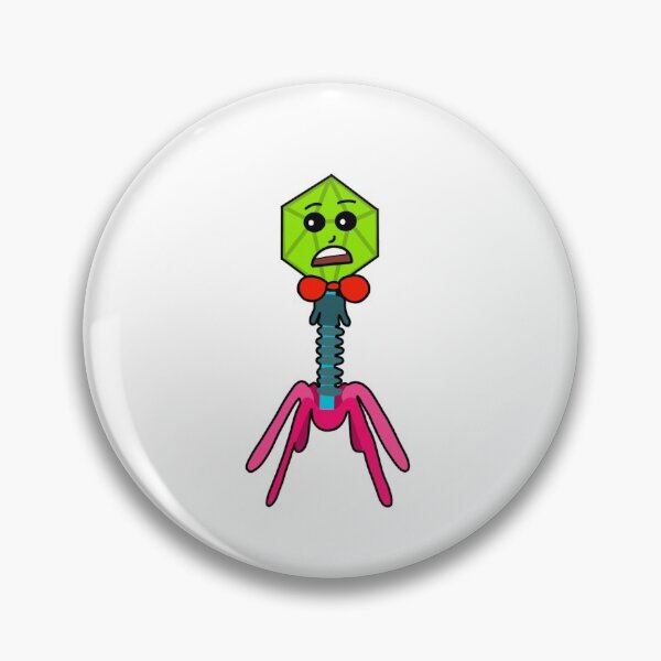 Item preview, Bacteriophage designed and sold by The Curious Med Student.