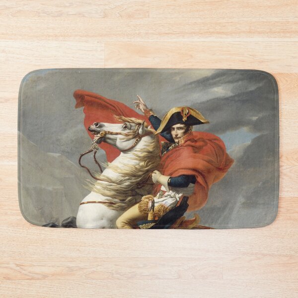Item preview, Napoleon Bonaparte Crossing the Alps, First Versailles version by Jacques-Louis David designed and sold by The Great  Art.