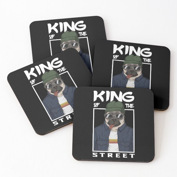 Item preview, Pug dog king of the designed and sold by sevenforArt.