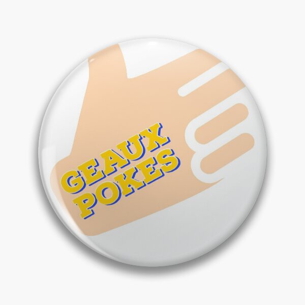 Item preview, Geaux Pokes hand sign designed and sold by dwnsouthstckrs.