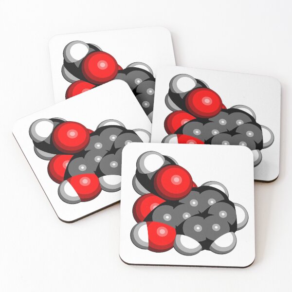 Item preview, Acetylsalicylic acid (aspirin) drug molecule designed and sold by molekuul.