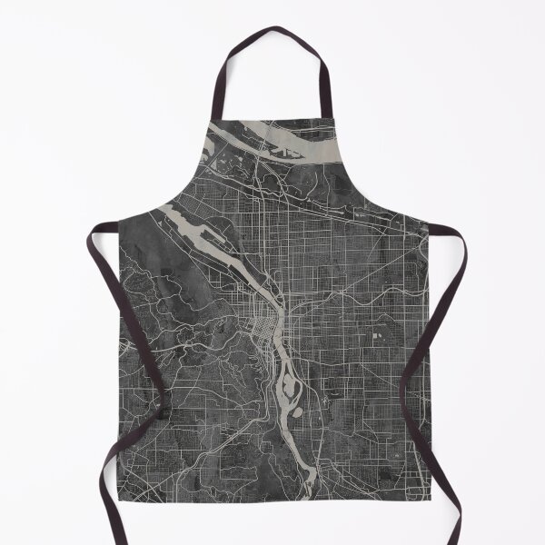 Item preview, Portland OR Neutral Artistic Map designed and sold by Interpret108.