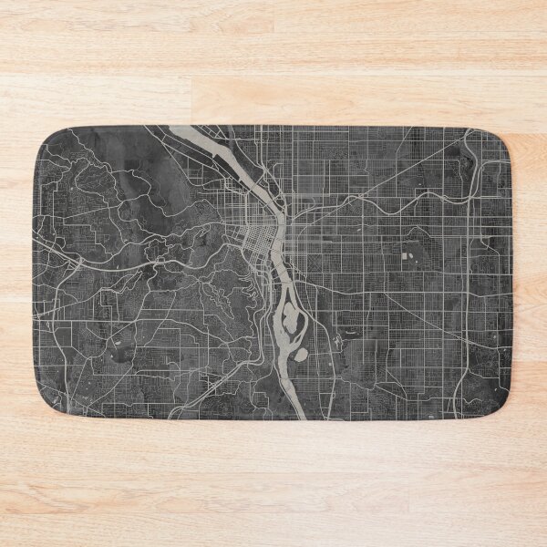 Item preview, Portland OR Neutral Artistic Map designed and sold by Interpret108.