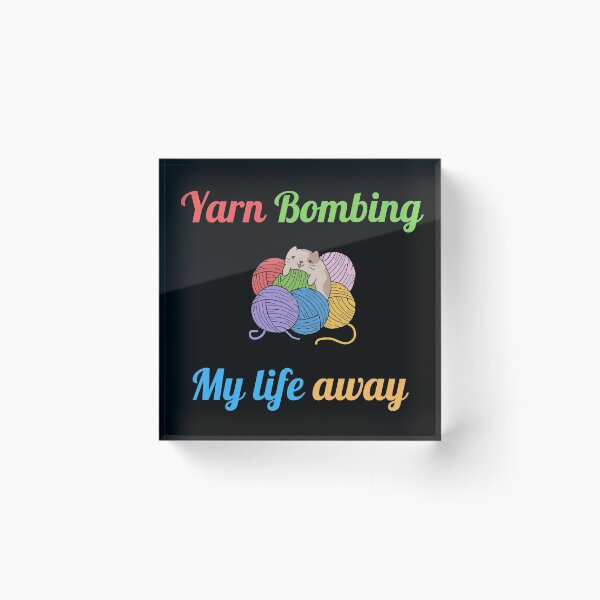 Item preview, Yarn Bombing My Life Away designed and sold by Johan Liebert.