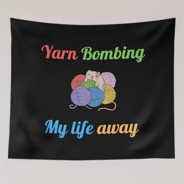 Item preview, Yarn Bombing My Life Away designed and sold by Johan Liebert.
