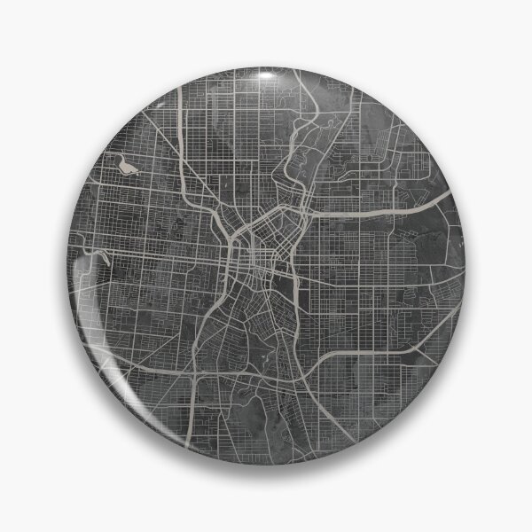 Item preview, San Antonio TX Gray Artistic Map designed and sold by Interpret108.