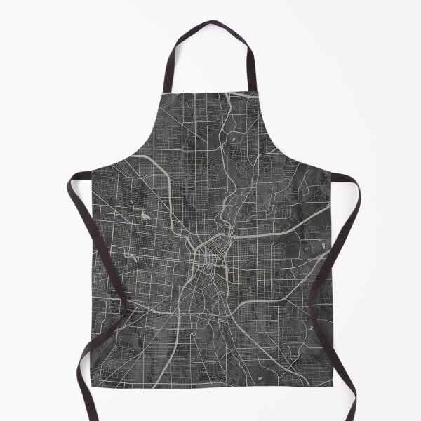 Item preview, San Antonio TX Gray Artistic Map designed and sold by Interpret108.