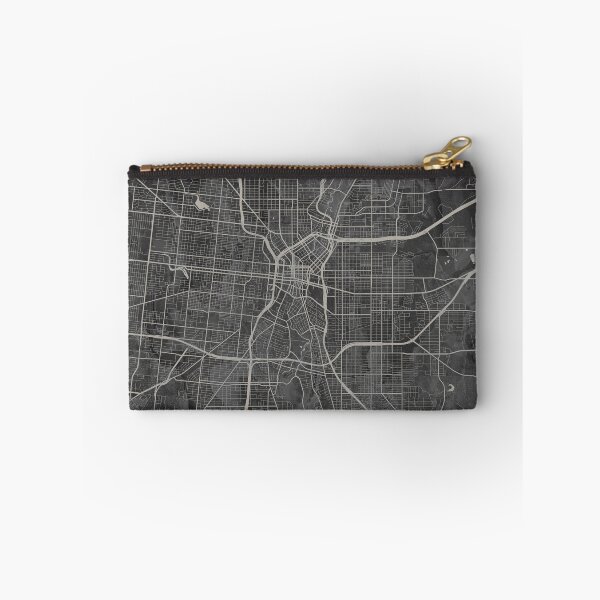 Item preview, San Antonio TX Gray Artistic Map designed and sold by Interpret108.