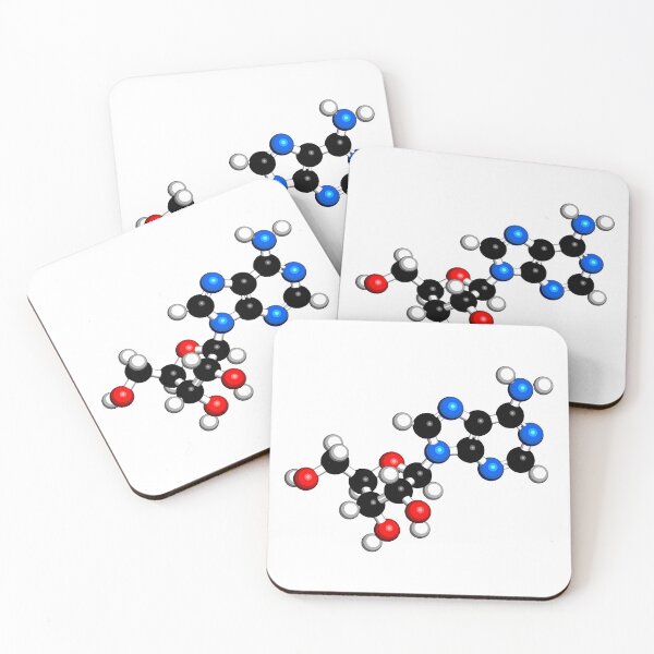 Item preview, Adenosine (Ado) purine nucleoside molecule designed and sold by molekuul.
