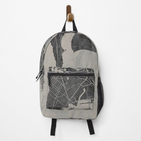 Item preview, San Diego California Gray Artistic Map designed and sold by Interpret108.