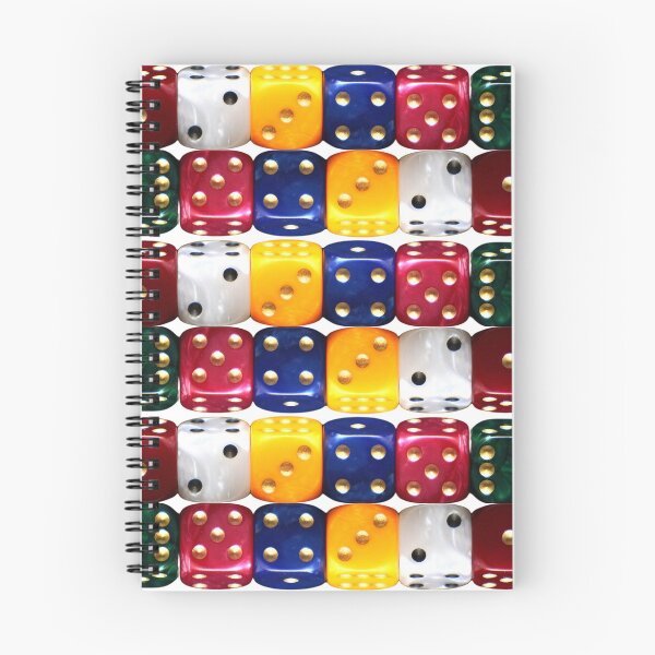 Item preview, Colorful Dice Pattern designed and sold by artistoutfitter.