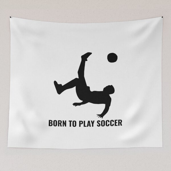 Item preview, Cool football design, born to play soccer designed and sold by NobelFashion.