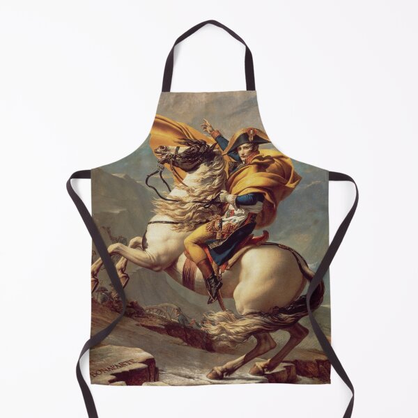 Item preview, Napoleon Bonaparte Crossing the Alps, golden cloak by Jacques-Louis David designed and sold by The Great Art.