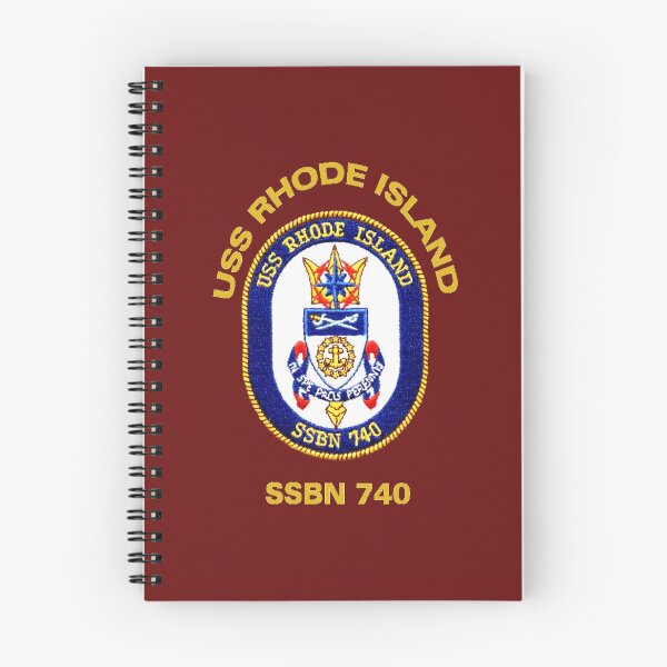 Item preview, USS Rhode Island (SSBN-740) Crest for Dark Colors designed and sold by Nikki SpaceStuffPlus.