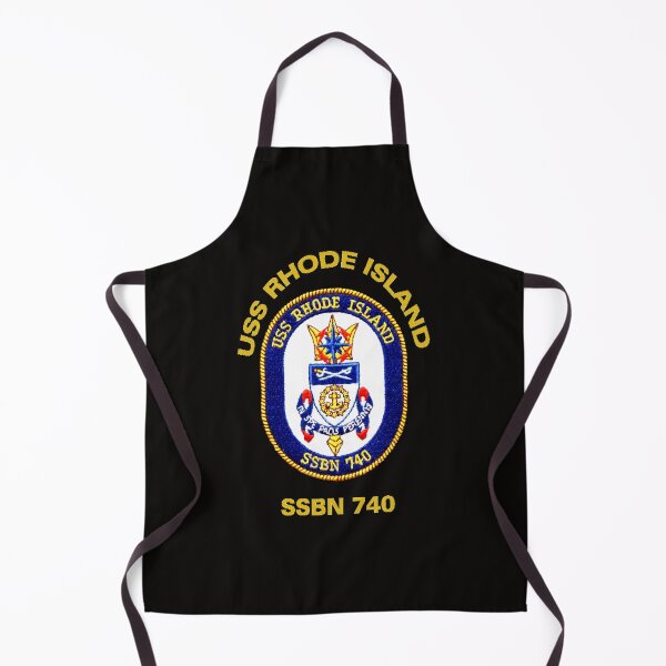 Item preview, USS Rhode Island (SSBN-740) Crest for Dark Colors designed and sold by Nikki SpaceStuffPlus.