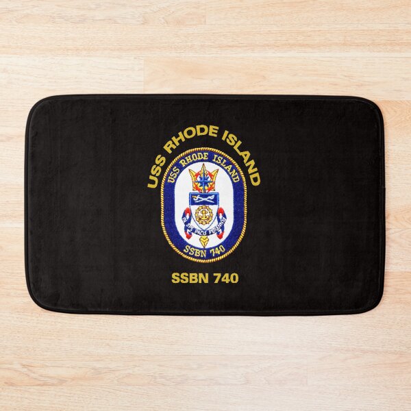 Item preview, USS Rhode Island (SSBN-740) Crest for Dark Colors designed and sold by Nikki SpaceStuffPlus.