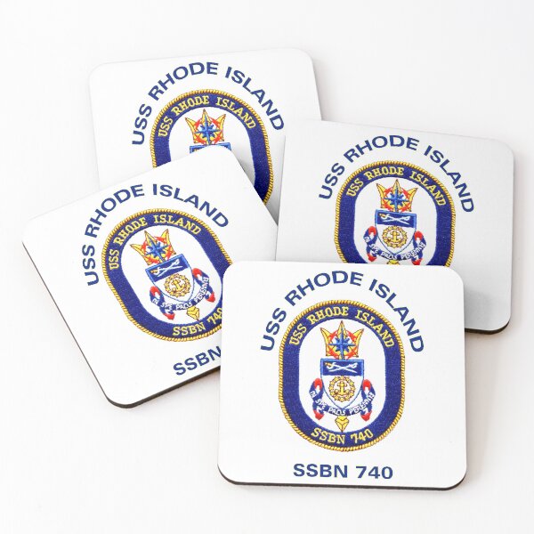 Item preview, USS Rhode Island (SSBN-740) Crest designed and sold by Nikki SpaceStuffPlus.