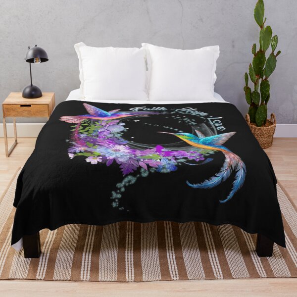 Item preview, Faith Hope Love Hummingbird Hummingbird Picture Bird Print TShirt93 designed and sold by etamarapk.