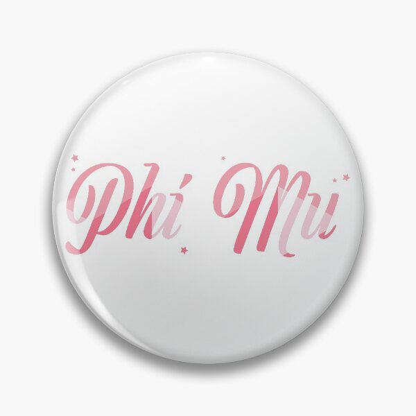 Item preview, Phi Mu Pink Script designed and sold by RosePetals14.