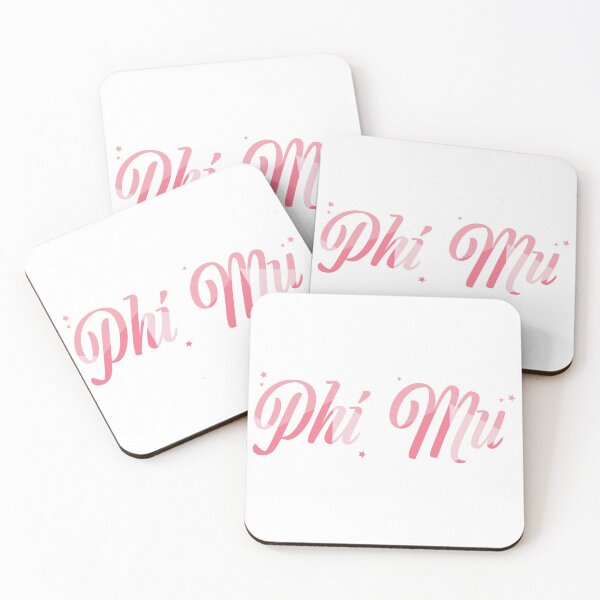 Item preview, Phi Mu Pink Script designed and sold by RosePetals14.