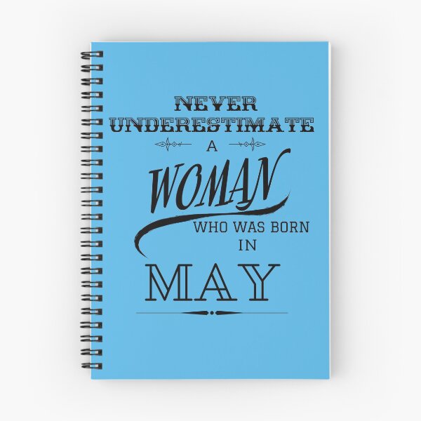 Item preview, Never Underestimate a Woman Who Was Born in May designed and sold by LifeSimpliCity.