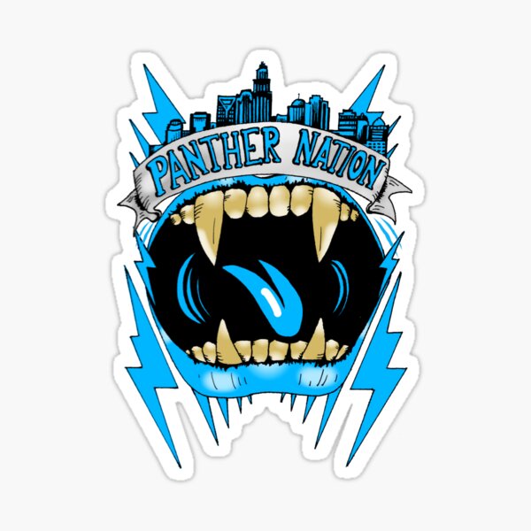 Panther Nation Pride Sticker for Sale by thepunkpanther