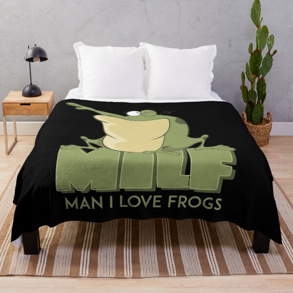 Item preview, Man I Love Frogs I love Milfs Funny Frog Parody designed and sold by Urosek.
