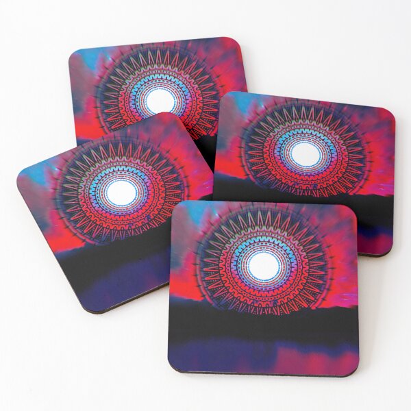Item preview, Red Sunset Mandala designed and sold by Pseudo Art.