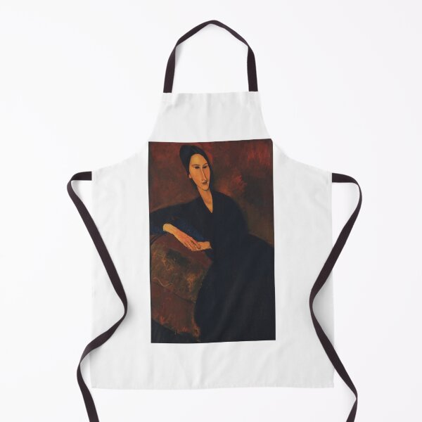 Item preview, Amadeo Modiljani 1917, portrait of Ana Zborovski (reproduction - poster image) designed and sold by mystery328.