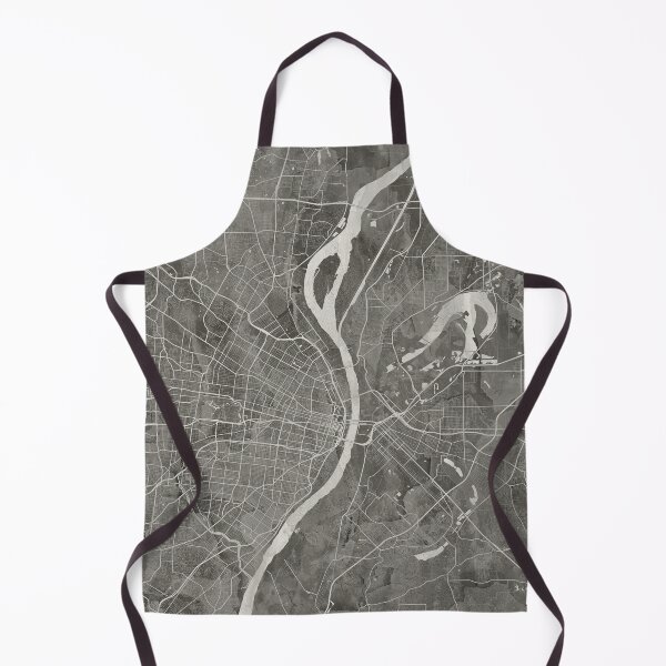 Item preview, St. Louis MO Gray Artistic Map designed and sold by Interpret108.