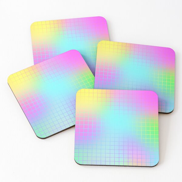 Item preview, Iridescent Geometric Square Grid Pattern 12 designed and sold by GeeHanz.