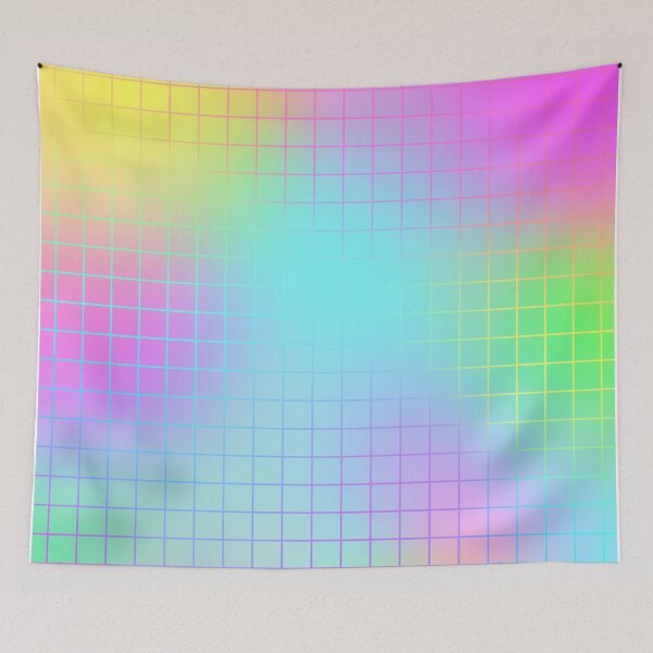 Item preview, Iridescent Geometric Square Grid Pattern 12 designed and sold by GeeHanz.