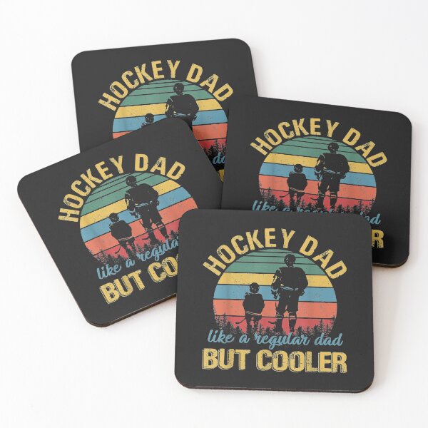 Item preview, Fathers Day Hockey Dad Cooler Fathers Player Vintage Funny TShirt45 designed and sold by etamarapk.