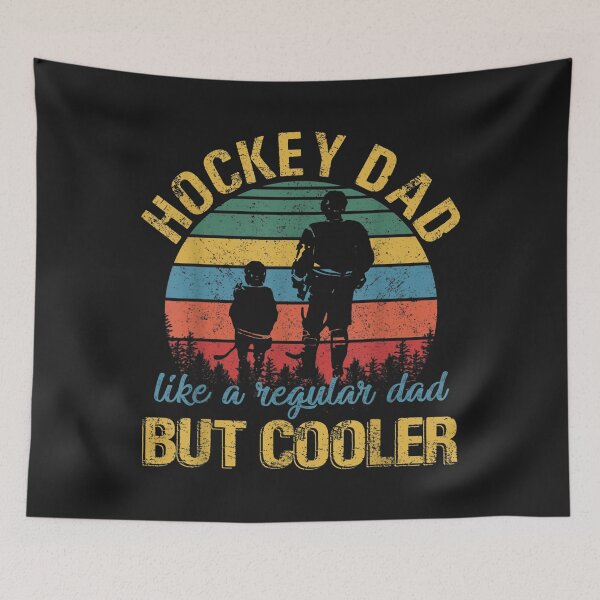 Item preview, Fathers Day Hockey Dad Cooler Fathers Player Vintage Funny TShirt45 designed and sold by etamarapk.