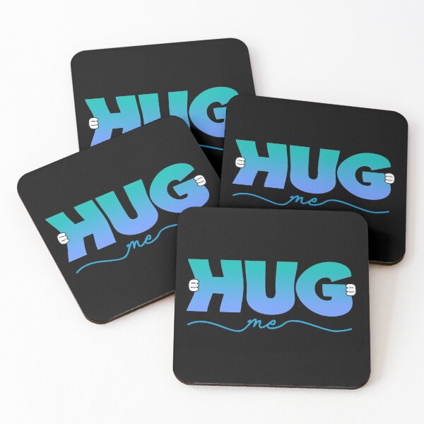 Item preview, Hug me, squeeze me, love me, tease me. Blue-turquoise. designed and sold by angelisart.