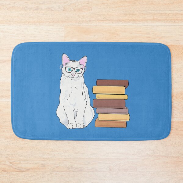 Item preview, super cute cat reading designed and sold by GAP90.