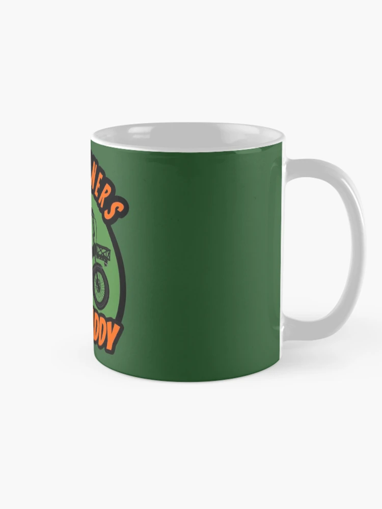 Aperçu 3 sur 6. Mug à café avec l'œuvre RAD-DADDY RAD RUNNER RAD BIKE ROAD RIDER DADDY-RIDER créée et vendue par pink-magic-moon.