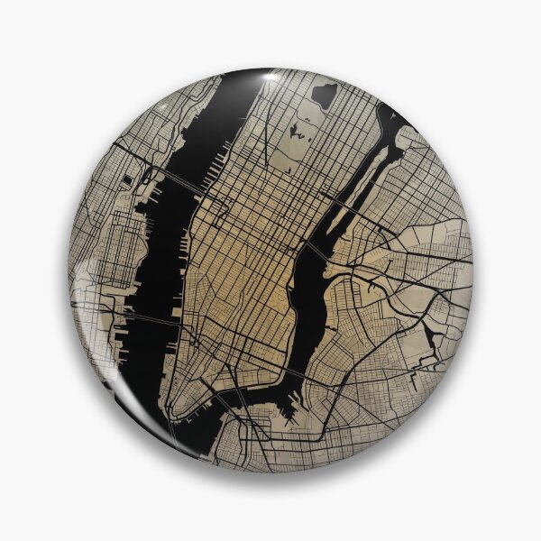 Item preview, NY Artistic Map designed and sold by Interpret108.