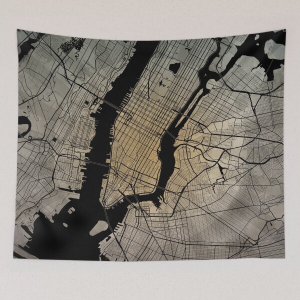 Item preview, NY Artistic Map designed and sold by Interpret108.