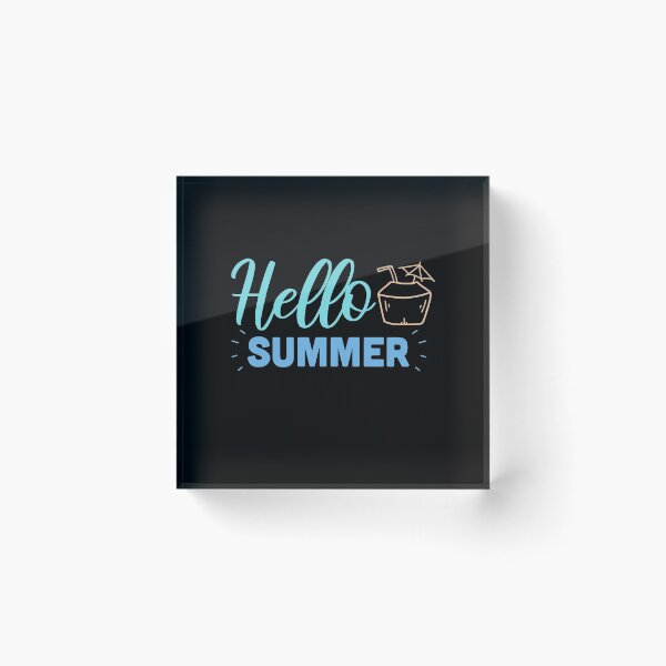 Item preview, Hello Summer designed and sold by TheFlipRepublic.