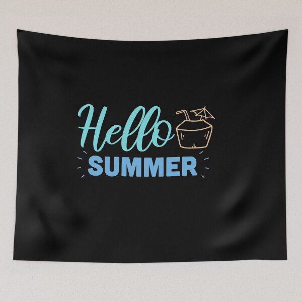 Item preview, Hello Summer designed and sold by TheFlipRepublic.