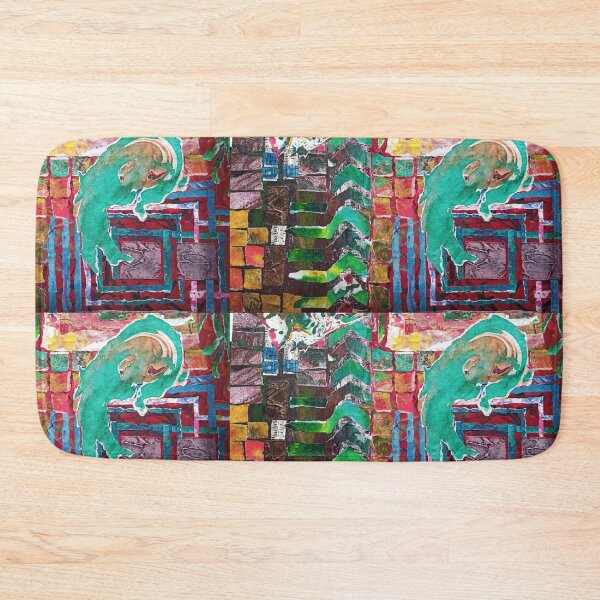 Item preview, Labyrinth, maze collage, abstract artwork designed and sold by NessArtByEwa.